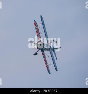 Aero Superbatics WingWalking Team zeigt auf der Blackpool Air Show 2022 Stockfoto