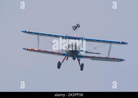 Aero Superbatics WingWalking Team zeigt auf der Blackpool Air Show 2022 Stockfoto