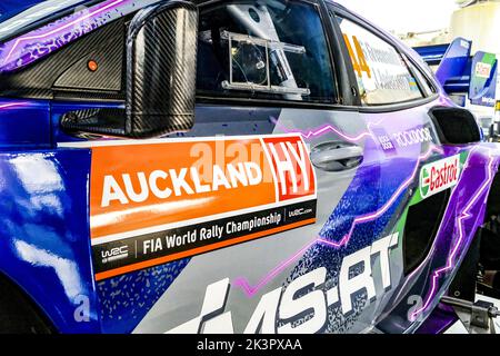 Auckland, Neuseeland - 28/09/2022, Ambiente während der Rallye Neuseeland 2022, 11. Runde der WRC World Rally Car Championship 2022, vom 29. September bis 2. Oktober 2022 in Auckland, Neuseeland - Foto: Nikos Katikis/DPPI/LiveMedia Stockfoto