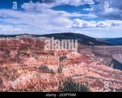 Chessmen Ridge Overlook. Cedar Breaks National Monument. Utah. USA Stockfoto