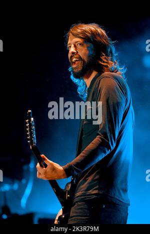 Dave Grohl - Foo Fighters, V2007, Hylands Park, Chelmsford, Essex, Großbritannien - 18. August 2007 Stockfoto