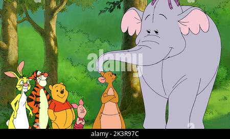 Rabbit, Tigger, Winnie the Pooh, Ferkel, Kanga & Mama Heffalump Film: Pooh'S Heffalump Movie (USA 2005) Charaktere: Rabbit,,Winnie the Pooh,Ferkel,Kanga & Regie: Frank Nissen 10. Februar 2005 **WARNUNG** Dieses Foto ist nur für redaktionelle Zwecke bestimmt und unterliegt dem Copyright von DISNEY und/oder dem von der Film- oder Produktionsfirma beauftragten Fotografen und kann nur von Publikationen im Zusammenhang mit der Bewerbung des oben genannten Films reproduziert werden. Eine obligatorische Gutschrift an DISNEY ist erforderlich. Der Fotograf sollte auch bei Bekanntwerden des Fotos gutgeschrieben werden. Ohne schriftliche Genehmigung kann keine kommerzielle Nutzung gewährt werden Stockfoto