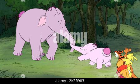 Mama Heffalump, Klumpig, Kaninchen, Tigger, Winnie The Pooh, Ferkel & Kanga Film: Pooh'S Heffalump Movie (USA 2005) Charaktere: ,Lumpy,Rabbit,,Winnie the Pooh,Ferkel & Kanga Regie: Frank Nissen 10. Februar 2005 **WARNUNG** Dieses Foto ist nur für redaktionelle Zwecke bestimmt und unterliegt dem Copyright von DISNEY und/oder dem von der Film- oder Produktionsfirma beauftragten Fotografen und kann nur von Publikationen im Zusammenhang mit der Bewerbung des oben genannten Films reproduziert werden. Eine obligatorische Gutschrift an DISNEY ist erforderlich. Der Fotograf sollte auch bei Bekanntwerden des Fotos gutgeschrieben werden. Ohne Writ kann keine kommerzielle Nutzung gewährt werden Stockfoto