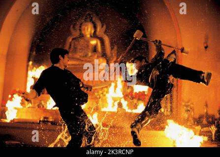 Tony Jaa Film: The Protector; Tom Yum Goong; Warrior King (THA/HK/USA 2005) Charaktere: Kham Regie: Prachya Pinkaew 11. August 2005 **WARNUNG** Dieses Foto ist nur für redaktionelle Zwecke bestimmt und unterliegt dem Copyright der FIRMA WEINSTEIN und/oder des Fotografen, der von der Film- oder Produktionsfirma beauftragt wurde, und kann nur durch Publikationen im Zusammenhang mit der Bewerbung des oben genannten Films reproduziert werden. Eine obligatorische Gutschrift an DIE FIRMA WEINSTEIN ist erforderlich. Der Fotograf sollte auch bei Bekanntwerden des Fotos gutgeschrieben werden. Ohne schriftliche Genehmigung der Film Company kann keine kommerzielle Nutzung gewährt werden. Stockfoto