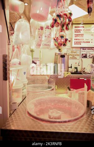 Candy floss Barnstaple, Devon, Großbritannien September 13. 2022 Stockfoto