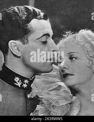 Ramon NOVARRO & Evelyn RAYE in THE NIGHT IS YOUNG (1935) Stockfoto