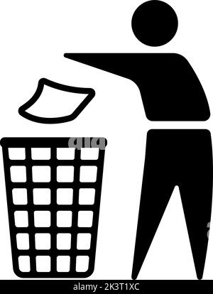 Recycling-Symbole Für Kunststoff. Vektorsymbole Stock Vektor