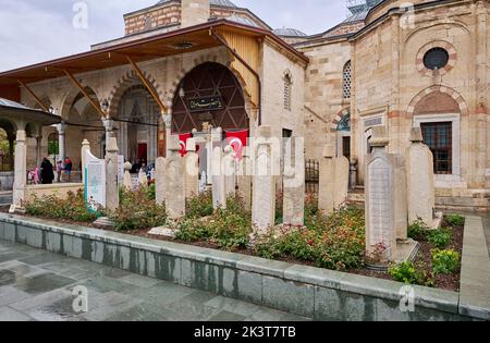 Mausoleum und Museum von Mevlana Rumi, Hazreti Mevlana, Konya, Türkei Stockfoto