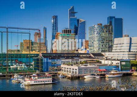 Skyline der Hudson Yards, Manhattan, New York, USA Stockfoto