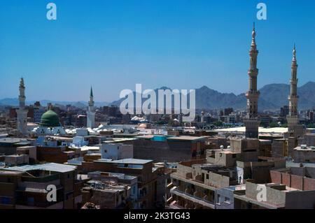 Medina Saudi Arabien Propheten Moschee Stockfoto