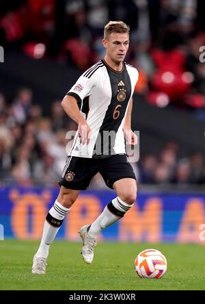 Deutschlands Joshua Kimmich während des Spiels der UEFA Nations League im Wembley Stadium, London. Bilddatum: Montag, 26. September 2022. Stockfoto