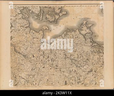 Platte II: Eine allgemeine Karte des Reiches von Deutschland, Holland, den Niederlanden, der Schweiz, den Graubünden, Italien, Sizilien, Korsika und Sardinien Gillet, Thomas. Kartografisch. Karten. 1800-06-04. Lionel Pincus und Princess Firyal Map Division. Europa, Karten Stockfoto