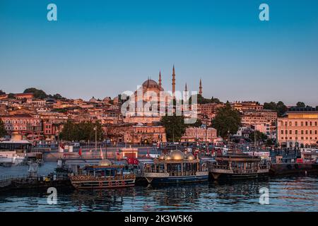 Postkarten aus dem schönen und exotischen Istanbul, Tiurkey (Türkiye) Stockfoto