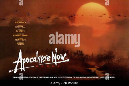 Apocalypse Now 1979 Apocalypse Now Movie Poster. Stockfoto