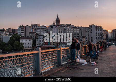 Postkarten aus dem schönen und exotischen Istanbul, Tiurkey (Türkiye) Stockfoto