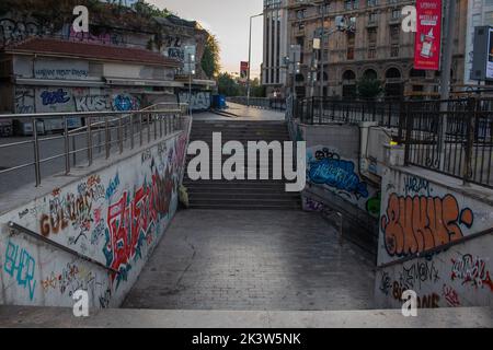 Postkarten aus dem schönen und exotischen Istanbul, Tiurkey (Türkiye) Stockfoto