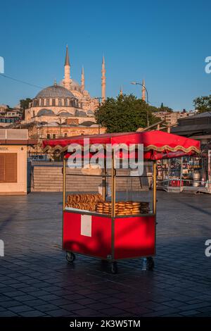 Postkarten aus dem schönen und exotischen Istanbul, Tiurkey (Türkiye) Stockfoto