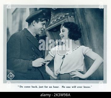 WILLY FRITSCH UND JENNY JUGO IN DER WASSERRATTE / DIE CARMEN VON ST. PAULI 1928 Regisseur ERICH WASCHNECK Geschichte Bobby E. Luthge Art Regie Alfred Junge Produzent Alfred Zeisler Universum Film (UFA) / Gaumont British Distributors (in UK) Stockfoto