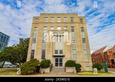 Oklahoma, AUG 18 2022 - Sonnenansicht des Stryker Stockfoto