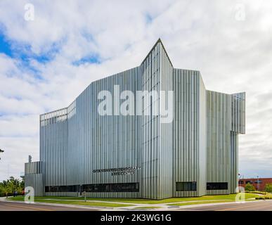 Oklahoma, AUG 18 2022 - Außenansicht des Oklahoma Contemporary Arts Center Stockfoto