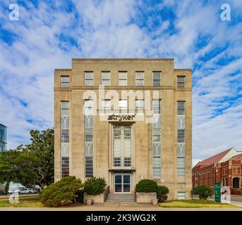 Oklahoma, AUG 18 2022 - Sonnenansicht des Stryker Stockfoto