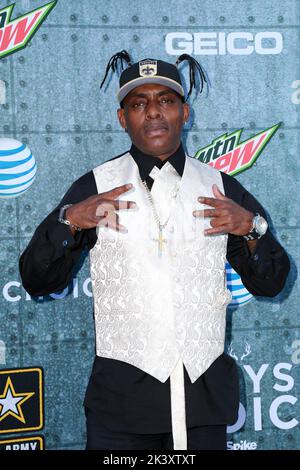 **DATEI FOTO** Coolio ist verstorben. LOS ANGELES, CA - 6. JUNI: Coolio bei den Spike TV's Guys Choice Awards 2015 im Sony Pictures Studio am 6. Juni 2015 in Los Angeles, Kalifornien. Quelle: David Edwards/MediaPunch Stockfoto