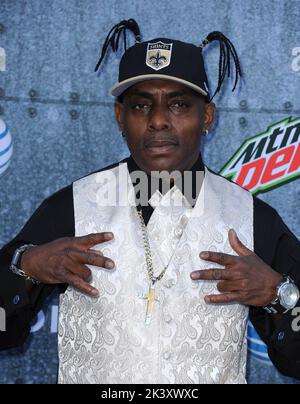 FILEBILDER: Culver City, USA. 28. September 2022. Artis Leon Ivey Jr., professionell bekannt als Rapper Coolio, starb im Alter von 59 Jahren nach einem vermuteten Herzstillstand in Los Angeles, ca. am 28. September 2022. 6. Juni 2015 Culver City, Ca. Coolio Spike TV's Guys Choice 2015 in den Sony Picters Studios Quelle: AFF/Alamy Live News Stockfoto