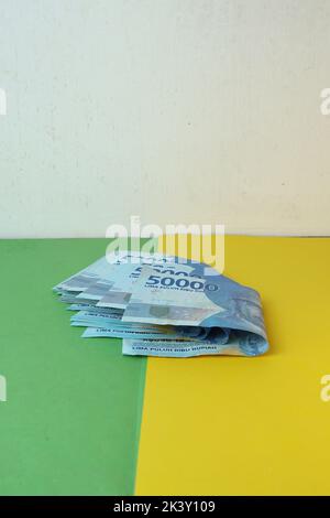 Foto der Bruchwährung der republik indonesien Stockfoto