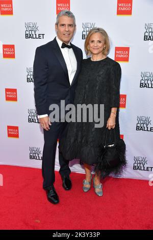 Andy Cohen und Amy Sedaris Stockfoto