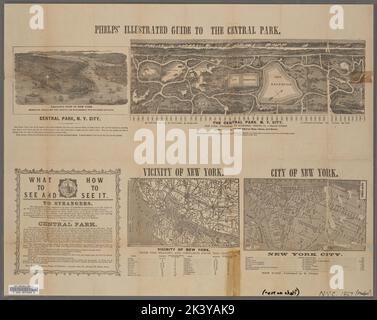 Phelps' New Yorker Stadtführer zu allem, was man sehen kann und wie man es sieht: Mit Straßenverzeichnis Great Metropolis Great Metropolis kartografisch. Karten, Reiseführer. 1867. Lionel Pincus und Prinzessin Firyal Map Division. New York (N.Y.), Central Park (New York, N.Y.), New York (Bundesstaat) Stockfoto