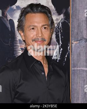 Los Angeles, USA. 28. September 2022. Benjamin Bratt bei der Premiere von „Dead for A Dollar“ im Directors Guild Theatre. Bildquelle: Paul Smith/Alamy Live News Stockfoto
