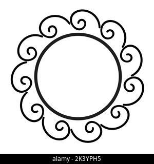 Altgriechischer Rahmen mit Muster, antike Grenze aus Griechenland Stock Vektor