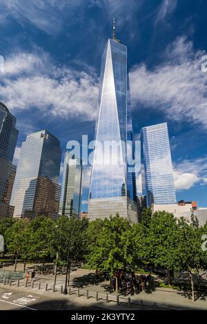 Das One World Trade Center, Manhattan, New York, USA Stockfoto