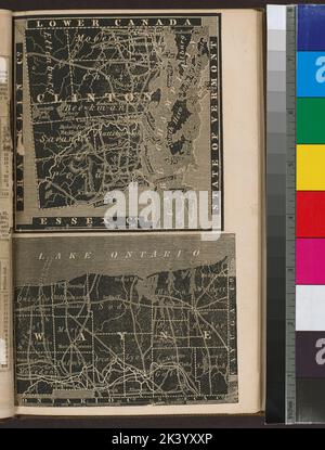 Wayne County. Kartografisch. Atlanten, Karten. 1838. Lionel Pincus und Prinzessin Firyal Map Division. New York (Bundesstaat), Wayne County (N.Y.) , Karten Stockfoto