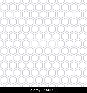 Nahtloses Muster mit hexagonalen Zellen Stock Vektor