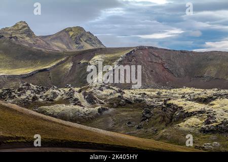 FROSTASTAOAVATN HIGHLANDS ISLAND Stockfoto