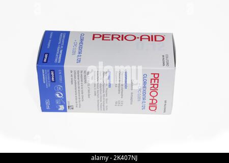 PERIO AID MANTENIMIENTO COLUTORIO 150 ML Stockfoto