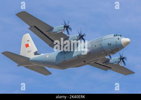 Lockheed C-130J Hercules Royal Bahraini Air Force Stockfoto