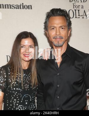 Los Angeles, Ca. 28. September 2022. Benjamin Bratt bei der US-Premiere von Dead for A Dollar am 28. September 2022 im DGA Theatre in Los Angeles, Kalifornien. Quelle: Saye Sadou/Media Punch/Alamy Live News Stockfoto