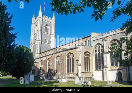 St Mary's Church, High Street, Dedham, Essex, England, Vereinigtes Königreich Stockfoto