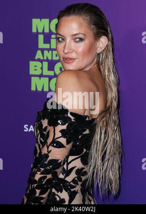 Hollywood, Usa. 28. September 2022. HOLLYWOOD, LOS ANGELES, KALIFORNIEN, USA – 28. SEPTEMBER: Die amerikanische Schauspielerin Kate Hudson kommt bei der Los Angeles Special Screening of Saban Films' 'Mona Lisa and the Blood Moon' an, die am 28. September 2022 in der Hollywood American Legion Post 43 im Hollywood Legion Theater in Hollywood, Los Angeles, Kalifornien, USA, stattfand. (Foto von Xavier Collin/Image Press Agency) Quelle: Image Press Agency/Alamy Live News Stockfoto