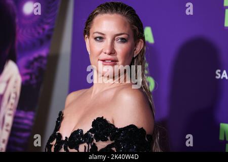 Hollywood, Usa. 28. September 2022. HOLLYWOOD, LOS ANGELES, KALIFORNIEN, USA – 28. SEPTEMBER: Die amerikanische Schauspielerin Kate Hudson kommt bei der Los Angeles Special Screening of Saban Films' 'Mona Lisa and the Blood Moon' an, die am 28. September 2022 in der Hollywood American Legion Post 43 im Hollywood Legion Theater in Hollywood, Los Angeles, Kalifornien, USA, stattfand. (Foto von Xavier Collin/Image Press Agency) Quelle: Image Press Agency/Alamy Live News Stockfoto