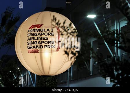 Singapur, Singapur. 29. September 2022. Paddock-Atmosphäre. Großer Preis von Singapur, Donnerstag, 29.. September 2022. Marina Bay Street Circuit, Singapur. Quelle: James Moy/Alamy Live News Stockfoto