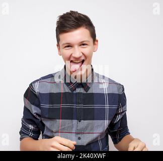 Komisches, witziges Gesicht Stockfoto