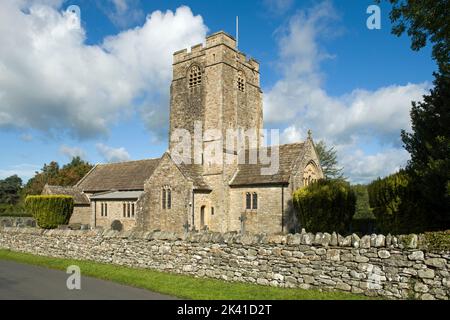 St. Bartholomew's Church Barbon in Barbondale Cumbria Nordwestengland Stockfoto