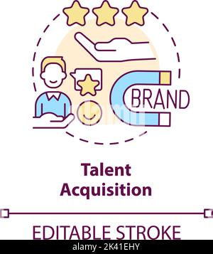 Symbol für das Konzept zur Talentgewinnung Stock Vektor
