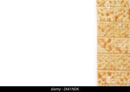 Wassercracker isoliert auf weiß Stockfoto