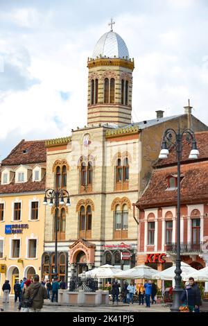 Altes Gebäude in Brasov Stockfoto