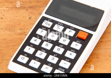 Sinclair Oxford Scientific Advanced Calculator, Weiß Stockfoto