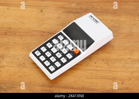 Sinclair Oxford Scientific Advanced Calculator, Weiß Stockfoto